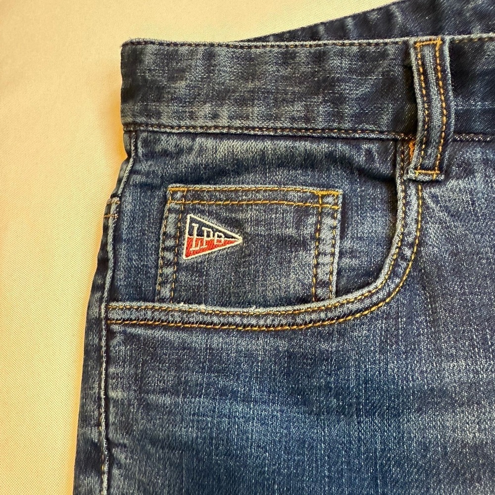 NWT Londa Polo Equestrian Preppy Denim Datk Wash Straight Leg Luxury‎ Jean 32/32 - Picture 10 of 16
